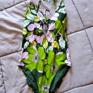 Aerie Strappy Back One Piece Swimsuit